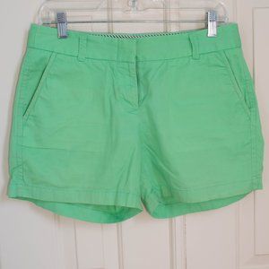 J Crew Green Chino Shorts